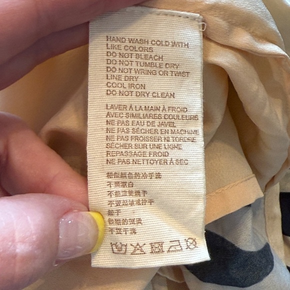 New! Anthropologie LetMeBe Palm Printed One Shoulder Maxi Dress 45476 - Picture 11 of 13